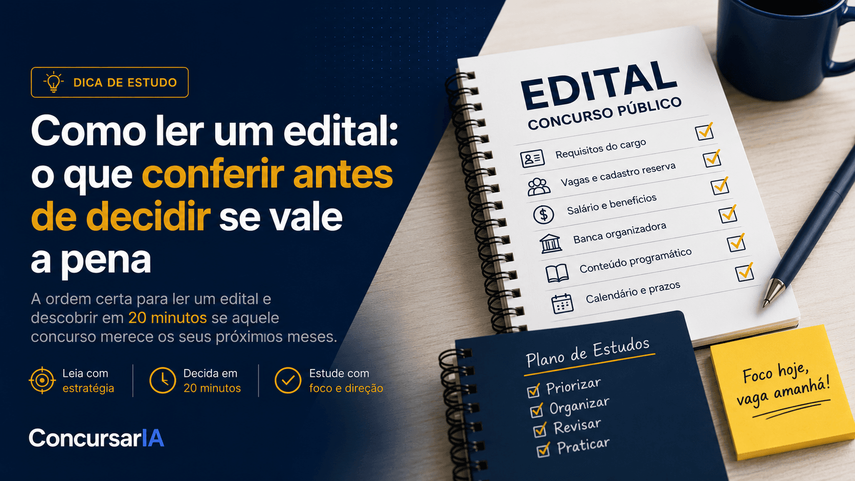 Como ler um edital: o que conferir antes de decidir se vale a pena